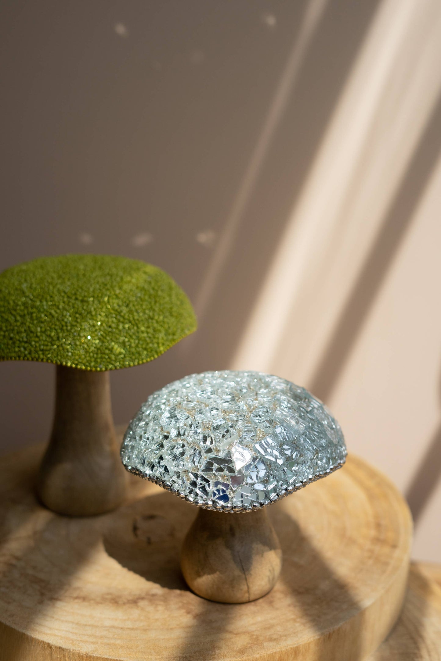 MUSHROOMS WITH MOSAIC TOPS