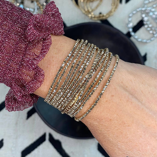 Stack Bracelet Super sparkly rhinestones blings bracelet set
