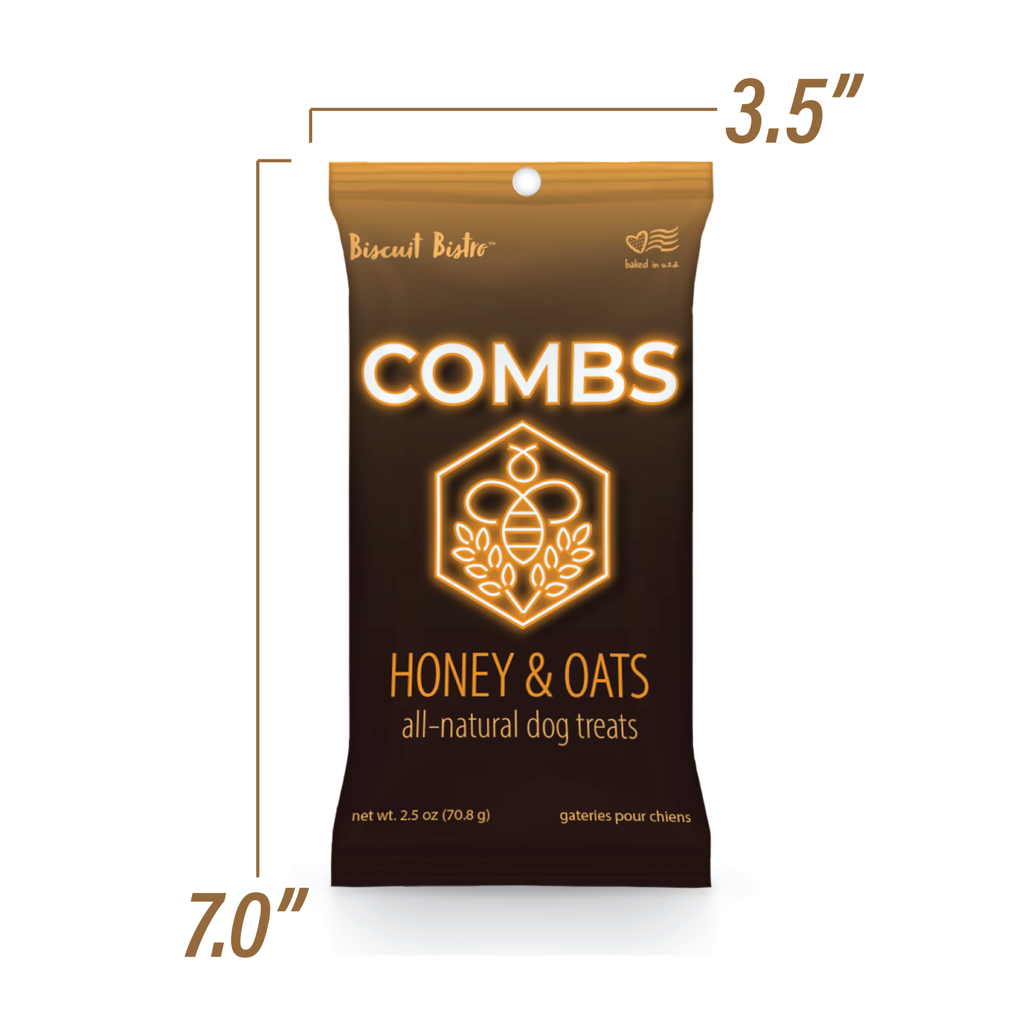 Snack Pack - Combs - Honey & Oat - 2.5 oz