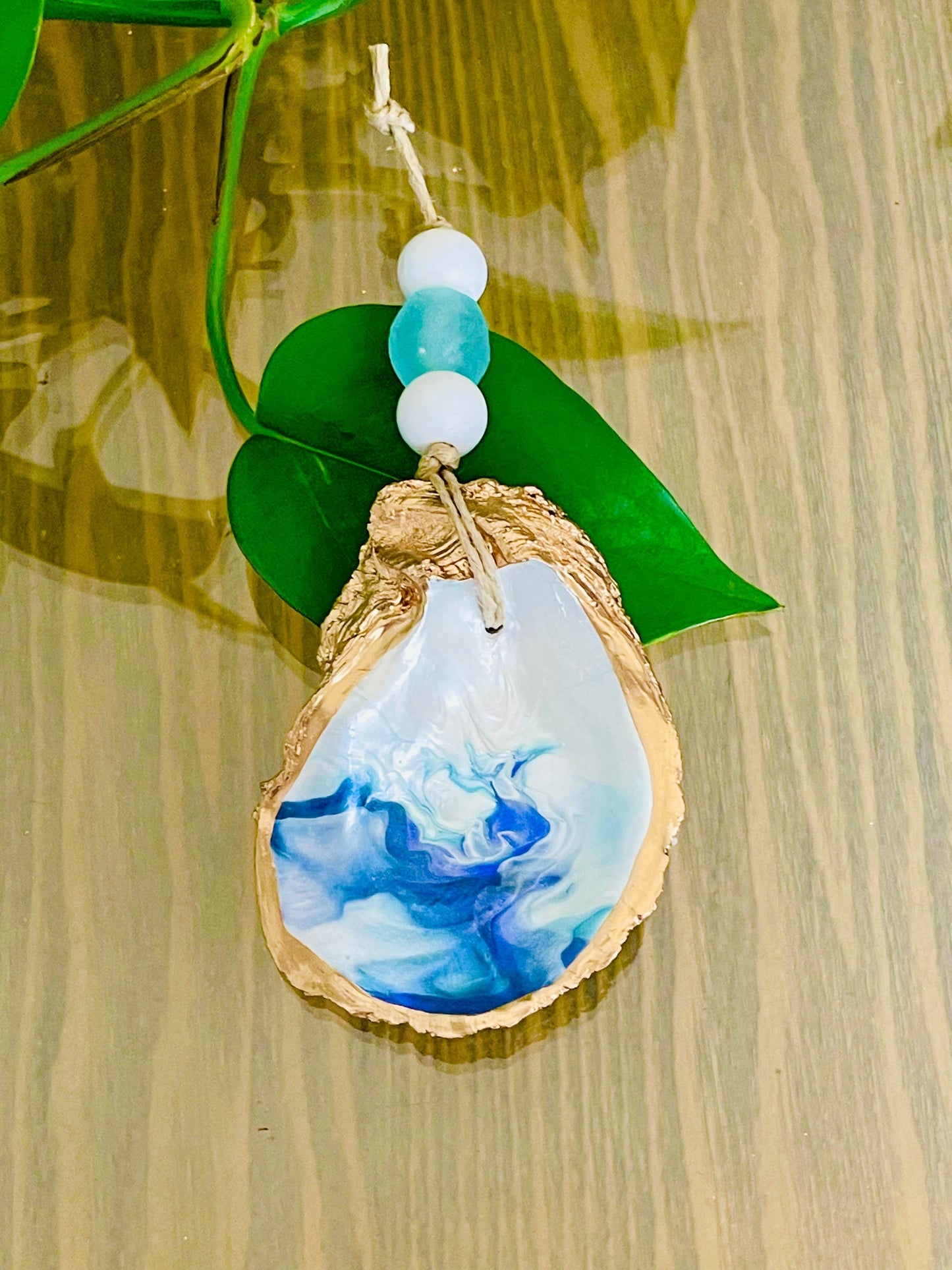 Hand Painted Oyster Ornament