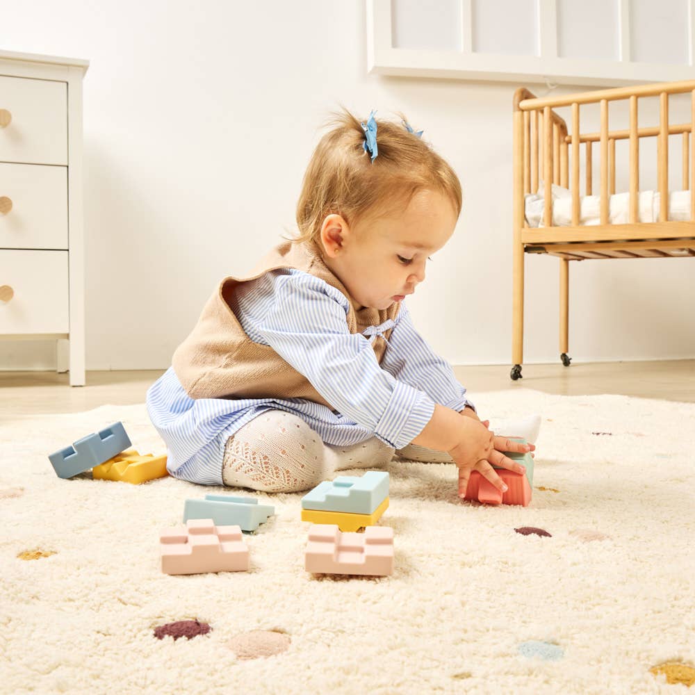 Soft Towering Blocks Baby Game