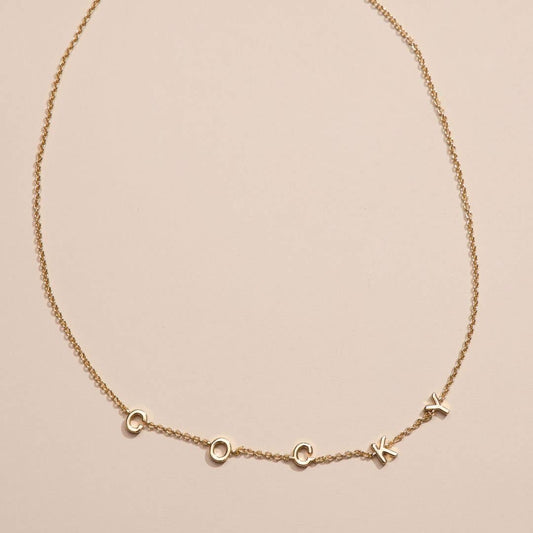 University of South Carolina "COCKY" Initial Necklace