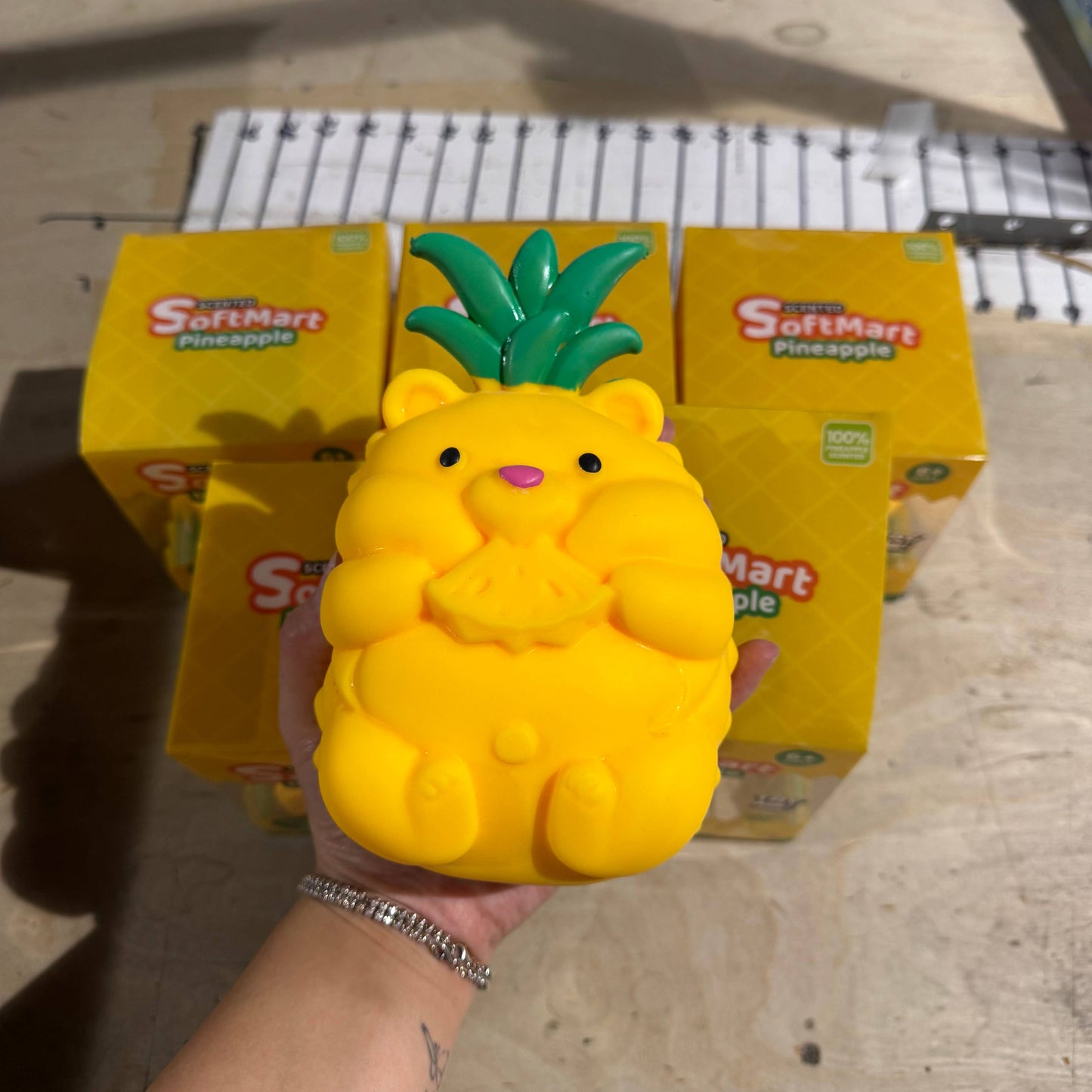 JUMBO Pineapple Bear Squishy