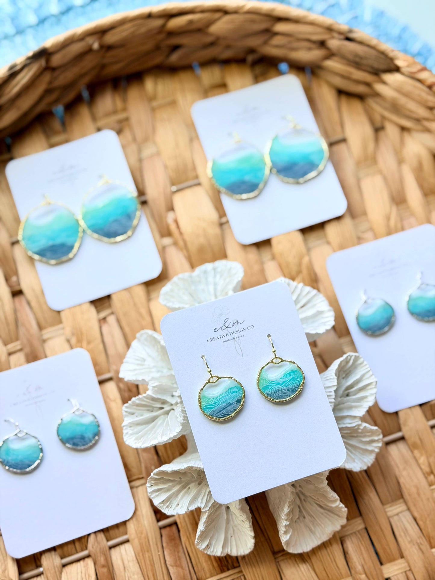 Ocean Wave Earrings