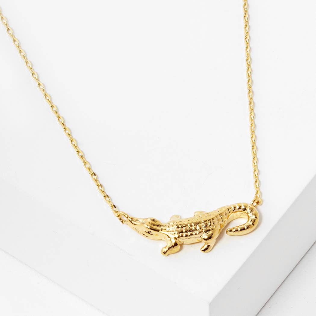 Alligator necklace