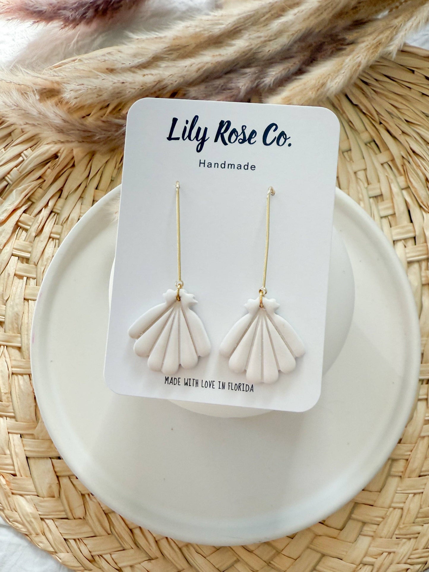 Beach Styles Clay Earrings
