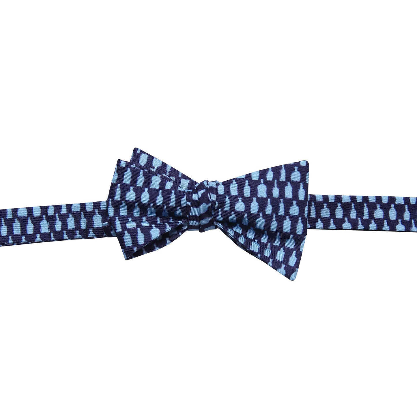 Navy Bottled Up Bourbon Bottle Bowtie - Bourbon - Whiskey