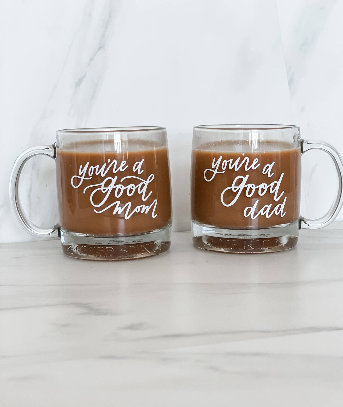 You're a Good Mom Glass Coffee Mug | Mother's Day