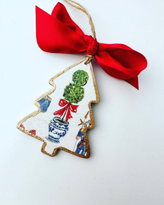 Topiary Christmas Tree Ornament