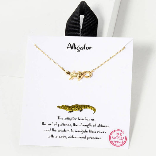 Alligator necklace