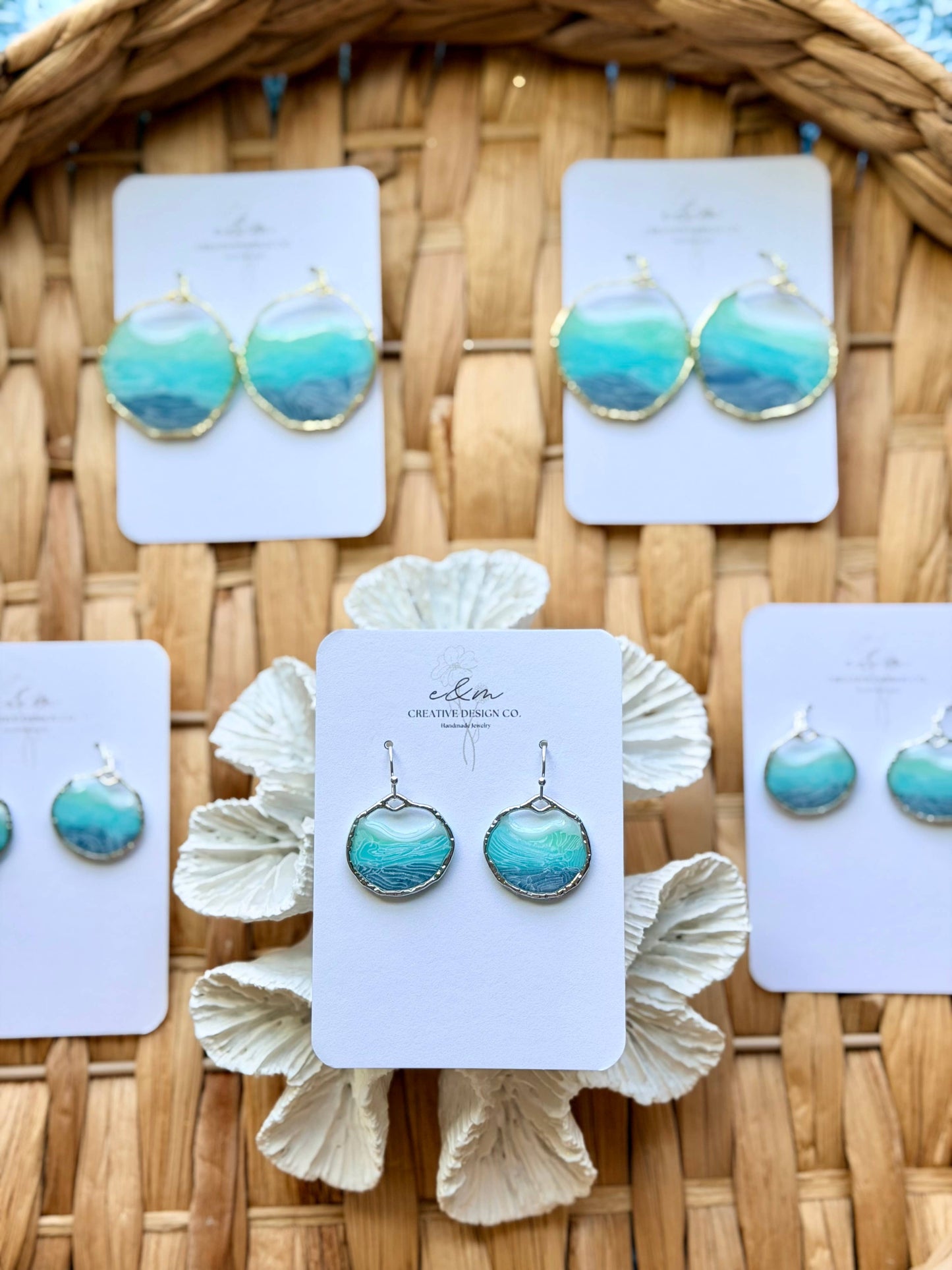 Ocean Wave Earrings