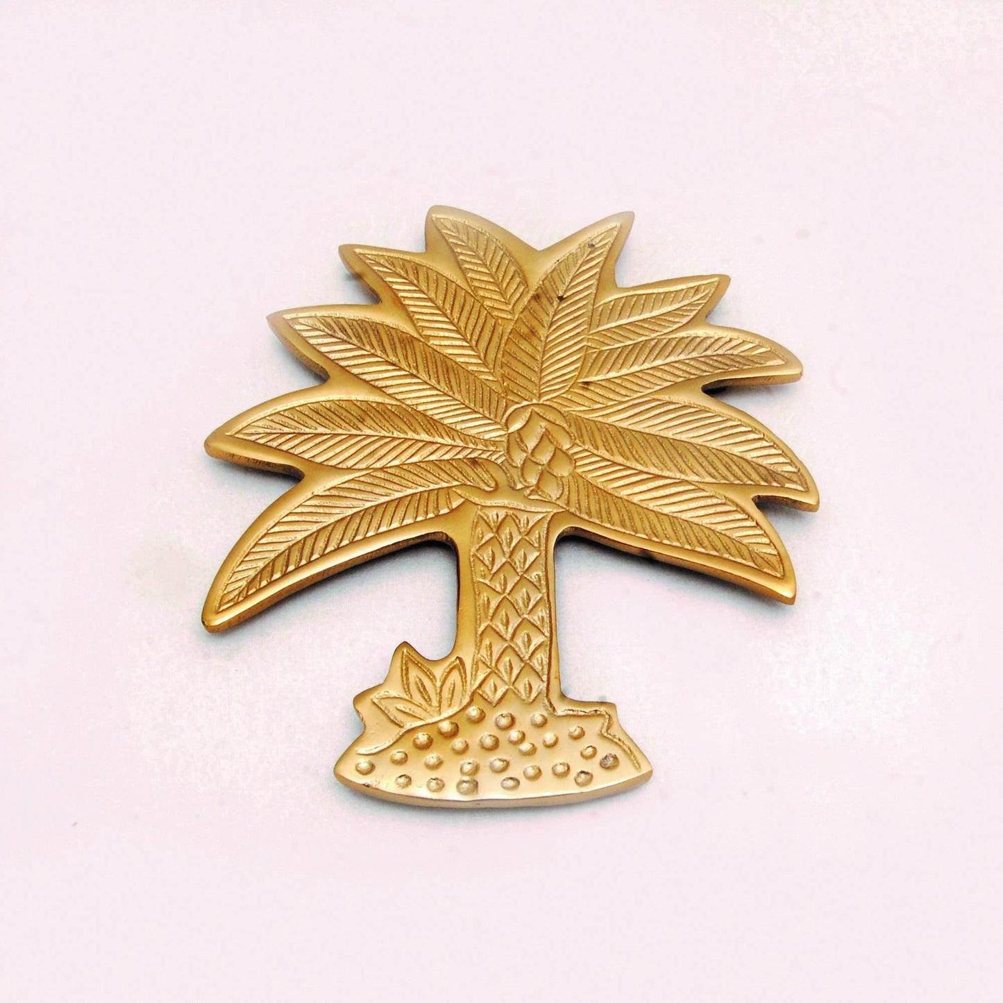 Gold Palm Tree Trivet