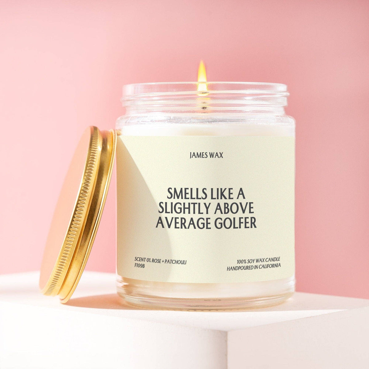 Above Average Golfer Candle Sports Fan