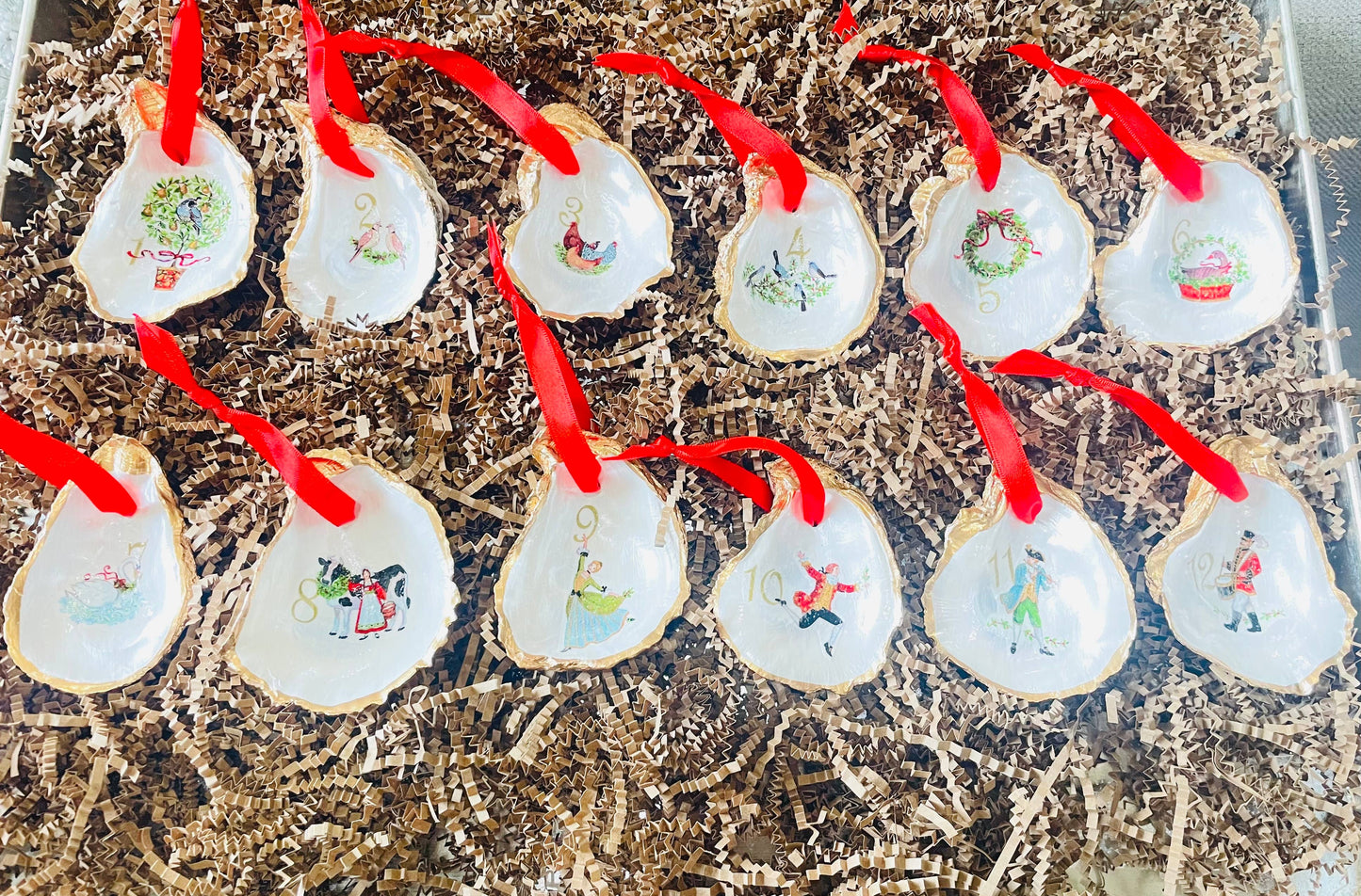 12 Days of Christmas Ornaments