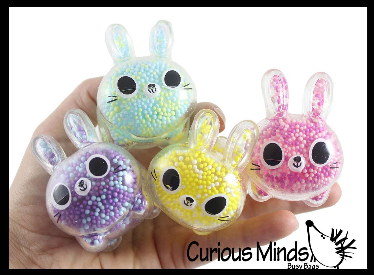 Easter bunny foam filled fidget