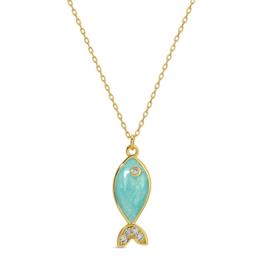 Fish Pendant Necklace