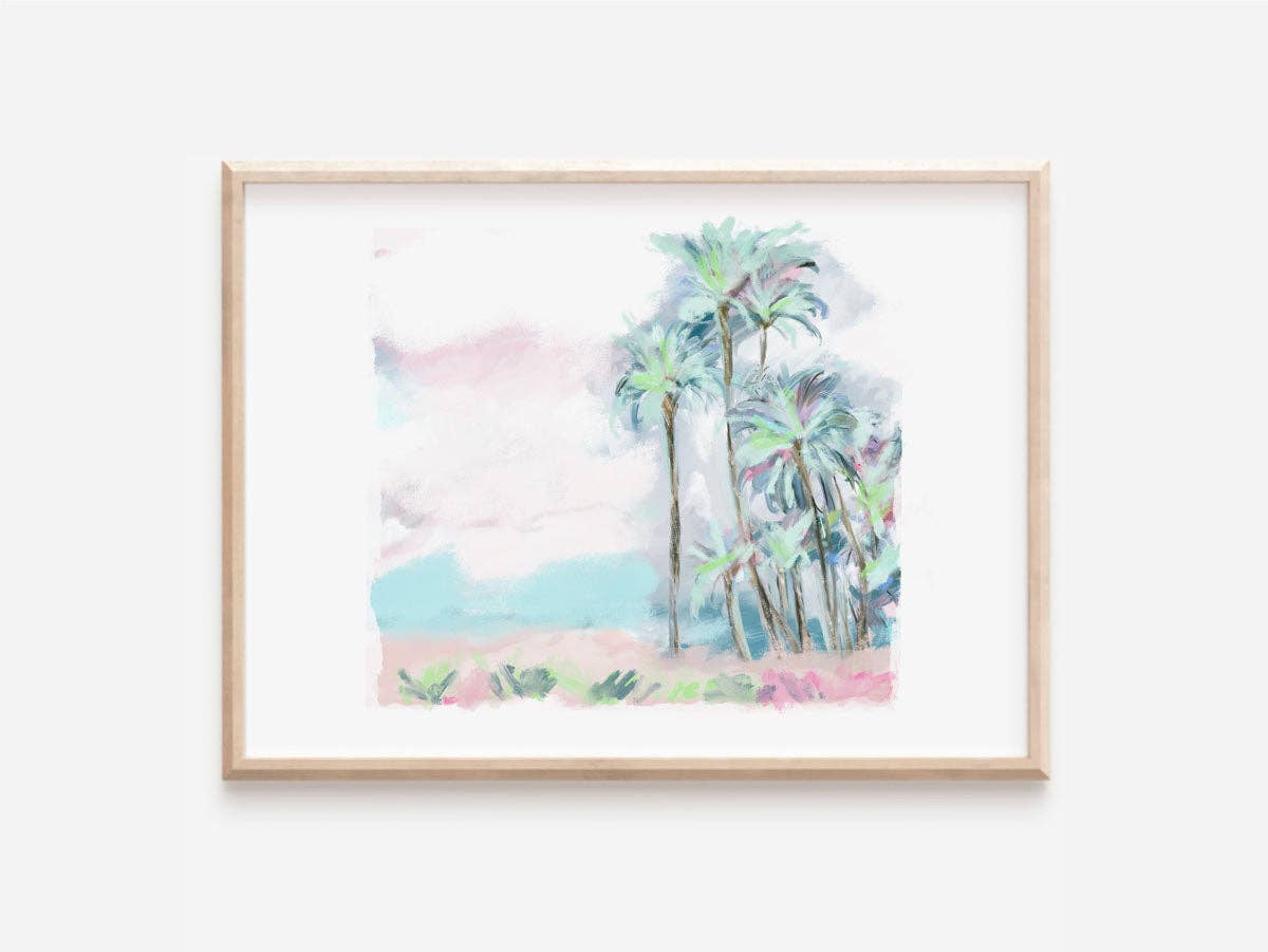 Coastal Candy Shores - Art Print