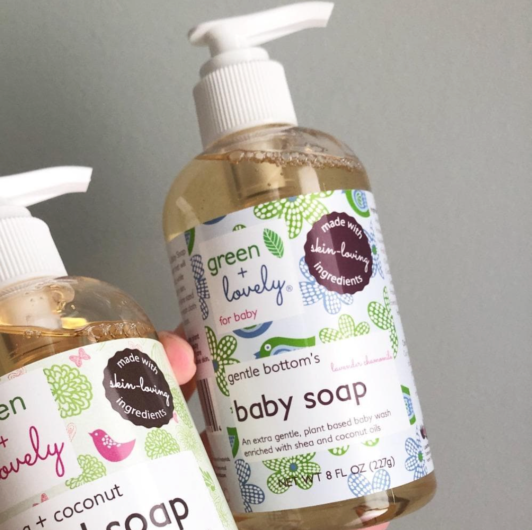 Gentle Bottom's Baby Soap / SLS Free, Pure Liquid Soap