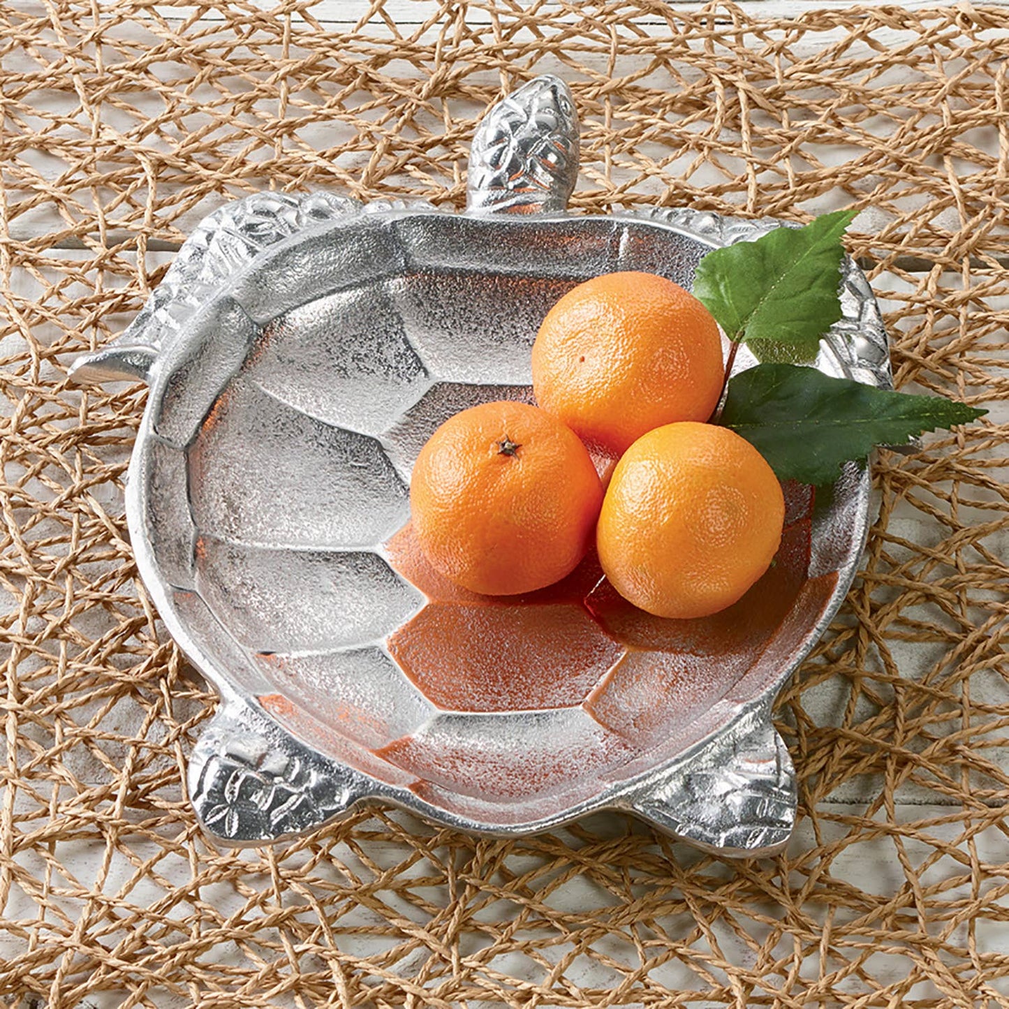 Silver Coastal Turtle Tray