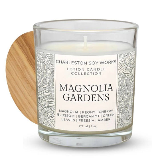 Magnolia Gardens Lotion Candle