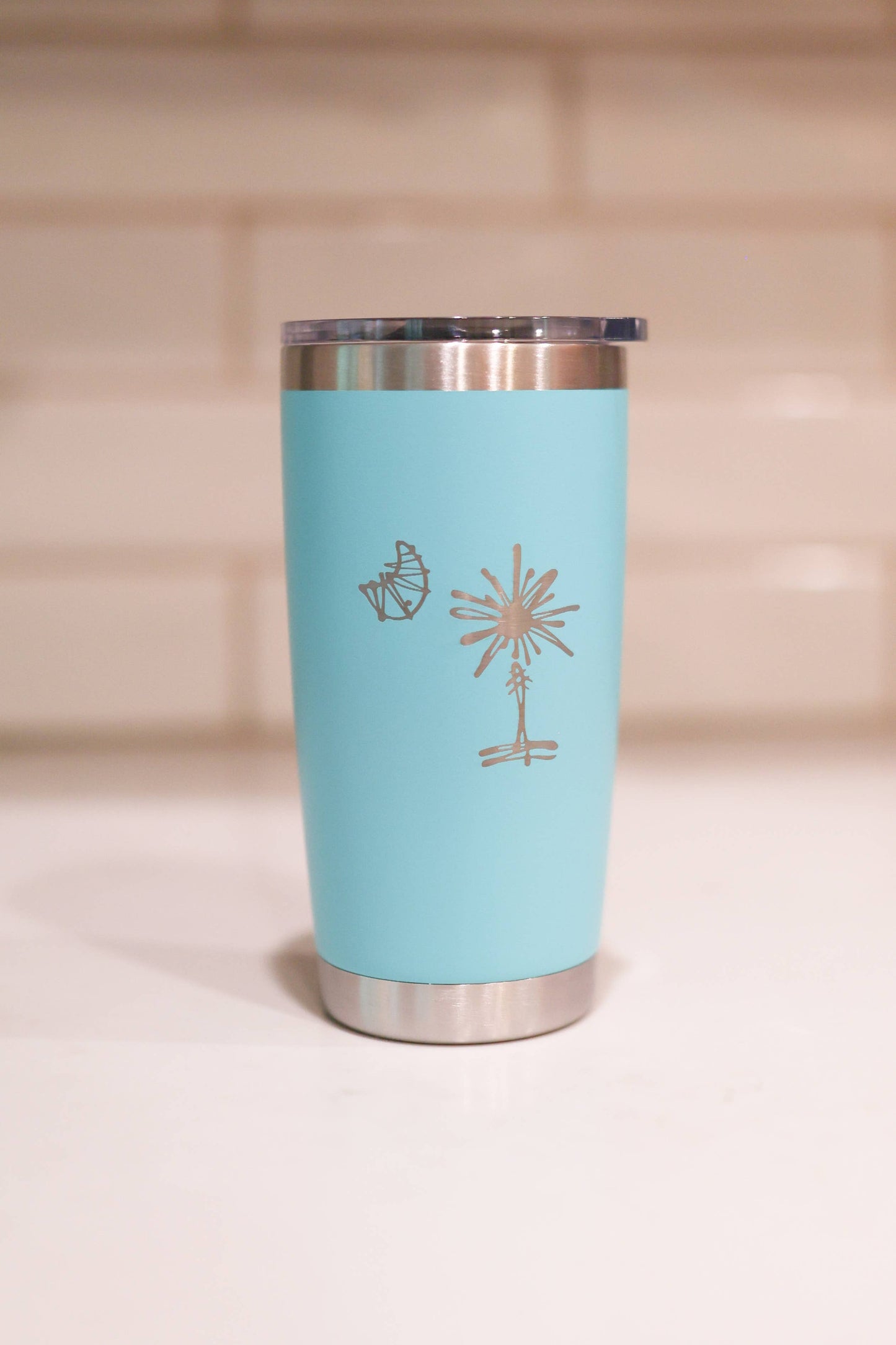 South Carolina Palmetto Tree 20oz Stainless Steel Tumblers