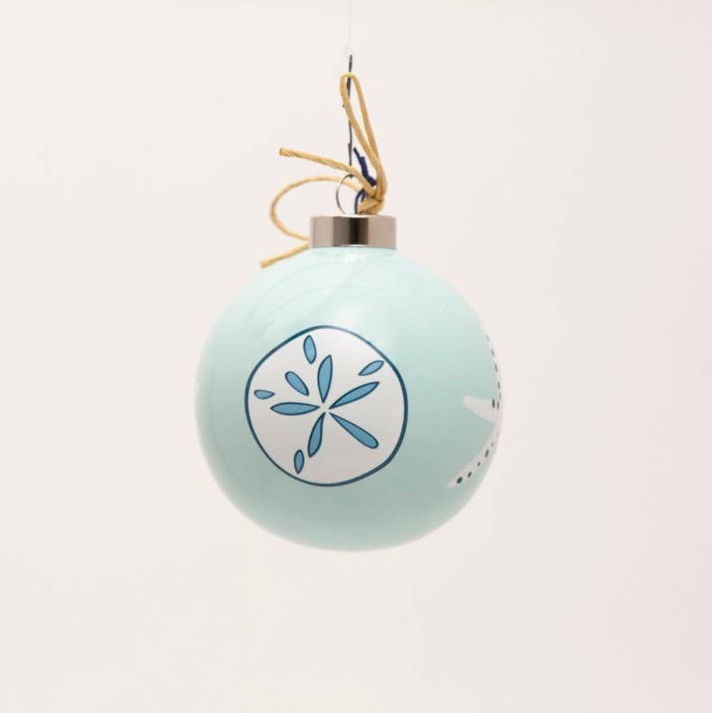 Aqua Shells Ornament