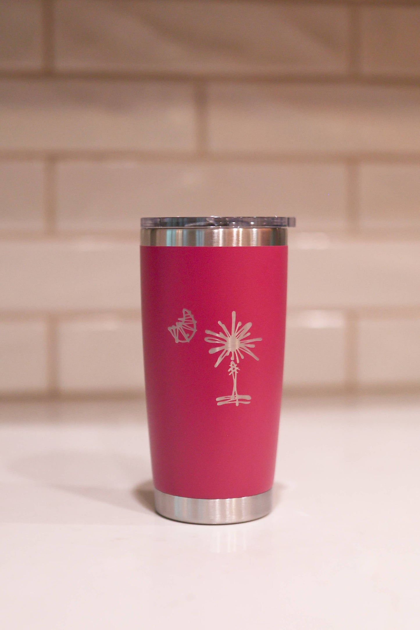 South Carolina Palmetto Tree 20oz Stainless Steel Tumblers