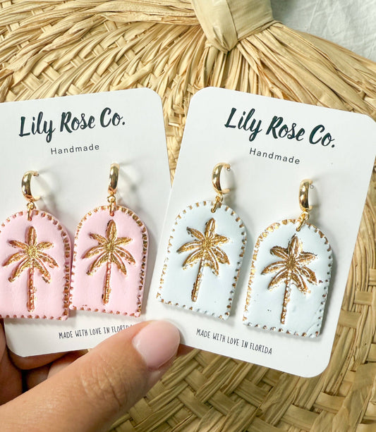 Palm Tree Arches Earrings