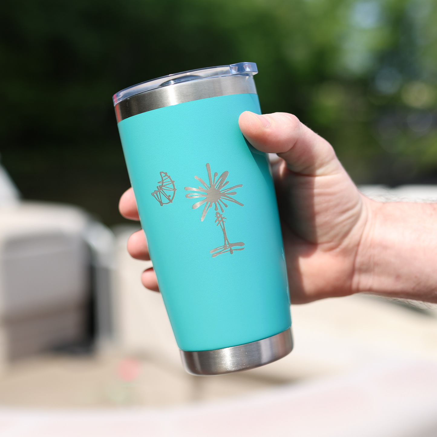 South Carolina Palmetto Tree 20oz Stainless Steel Tumblers