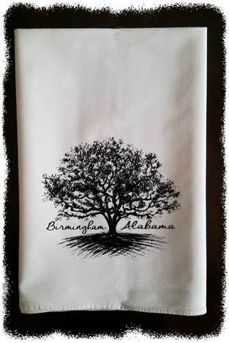 Charleston Oak Tea Towel