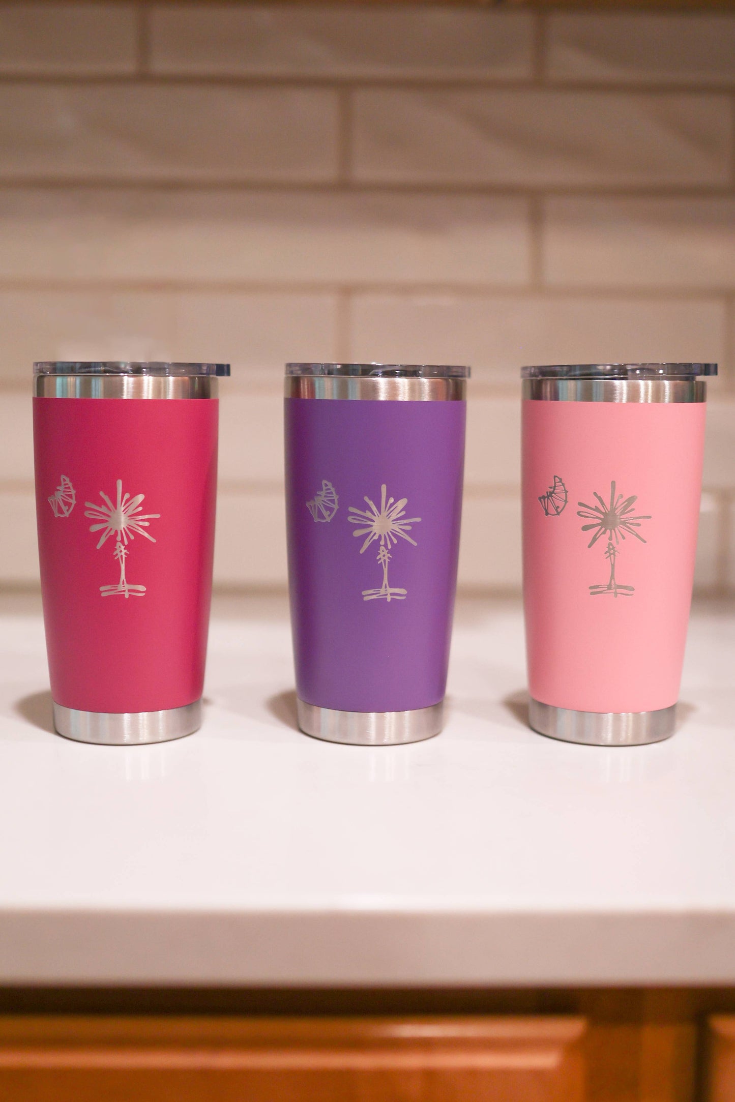 South Carolina Palmetto Tree 20oz Stainless Steel Tumblers