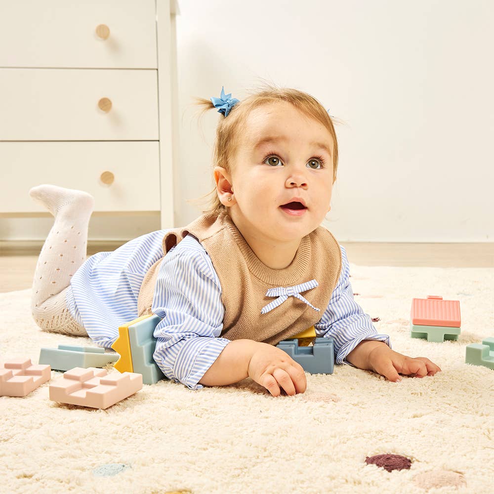 Soft Towering Blocks Baby Game