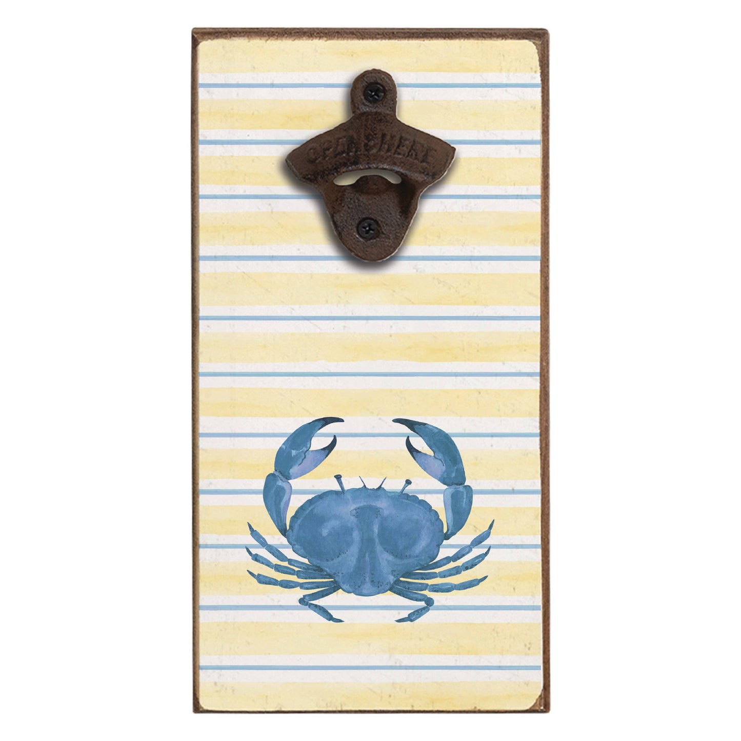 Blue Crab Stripe Bottle Opener