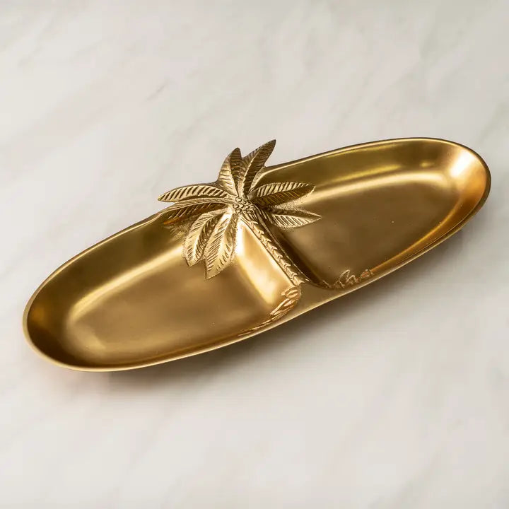 Gold Aluminum Pall Tree Tray 15''