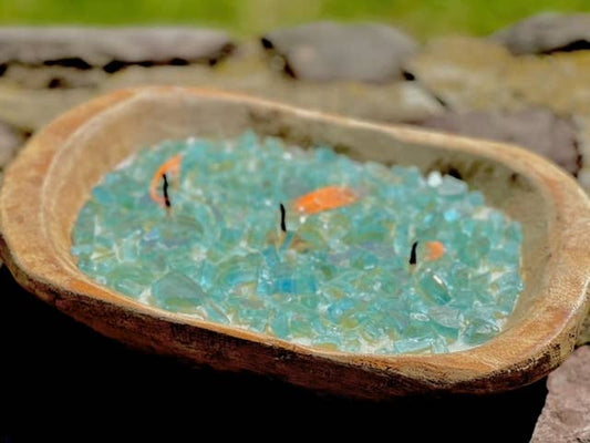 "FIRE BOWL" Dough Bowl Soy Candle