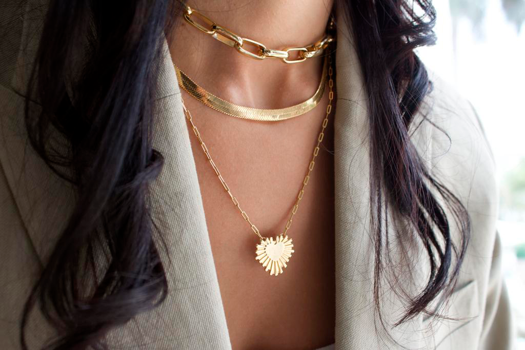 Heart Love Necklace ~ Water Resistant