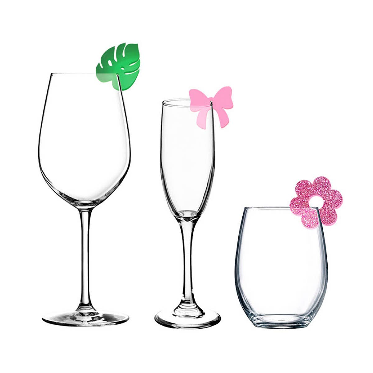 Put a Bow on It Drink Charm Set