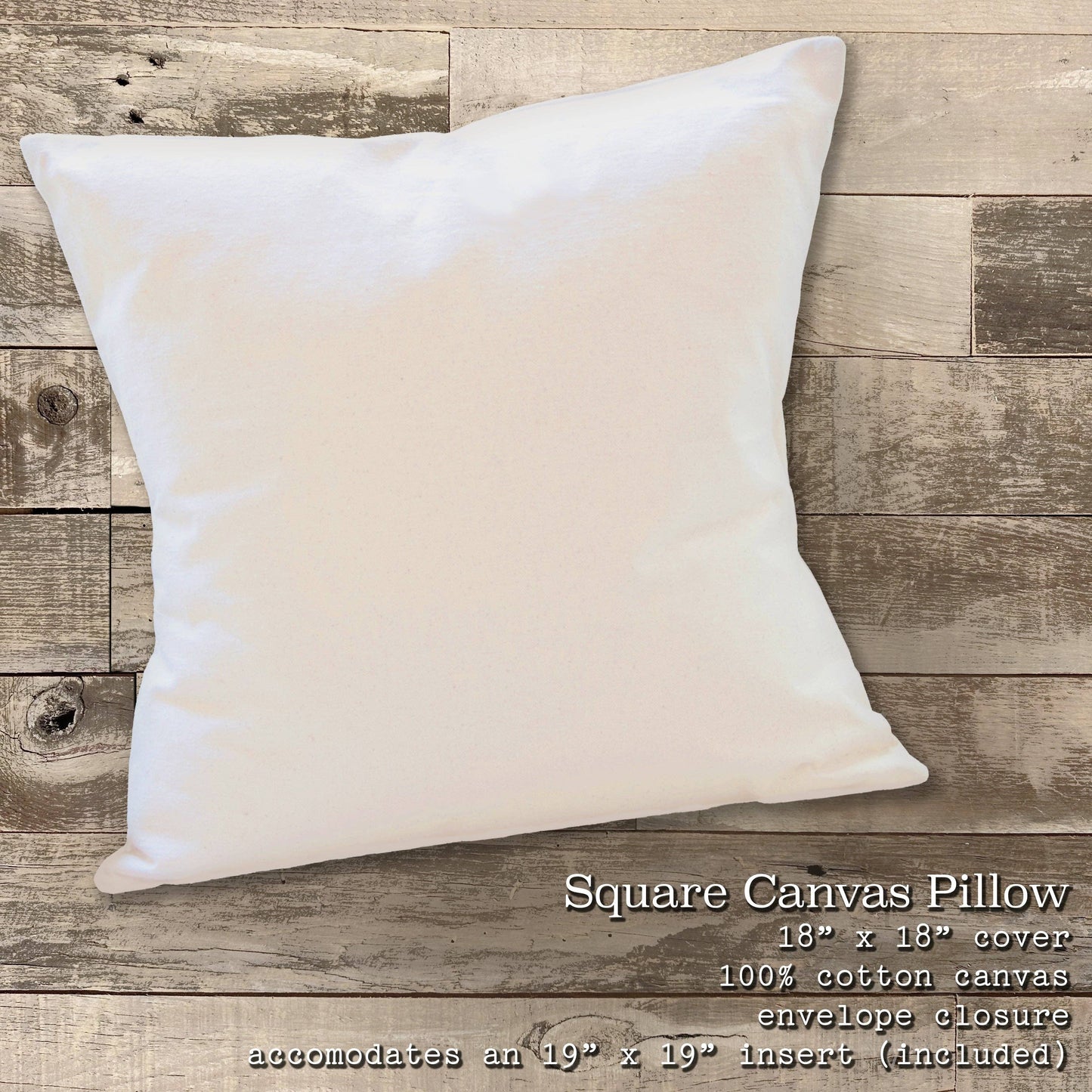 Coastal Book Stack - Customizable Square Canvas Pillow