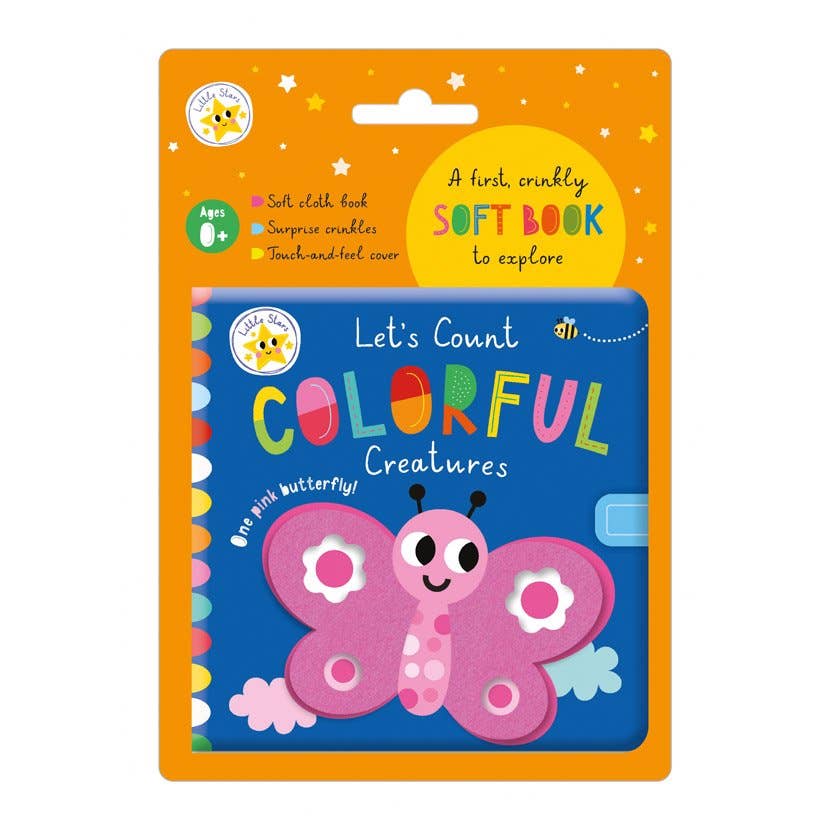 Cloth Book Let's Count Colorful Creatures