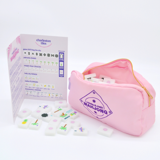 "Charleston Tiles" Mahjong Set