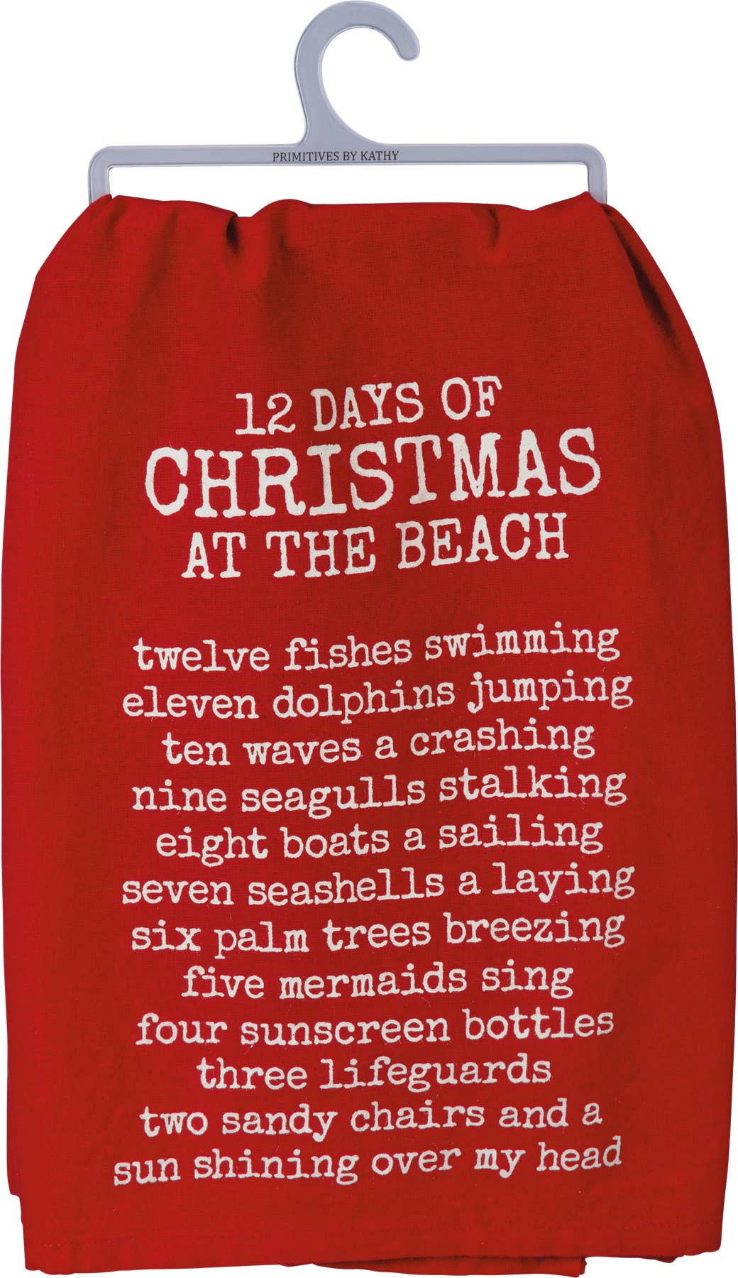 12 Days Of Christmas At The Beach Kitchen Towel