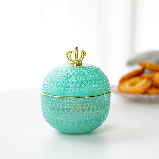 Blue Glass Dish
