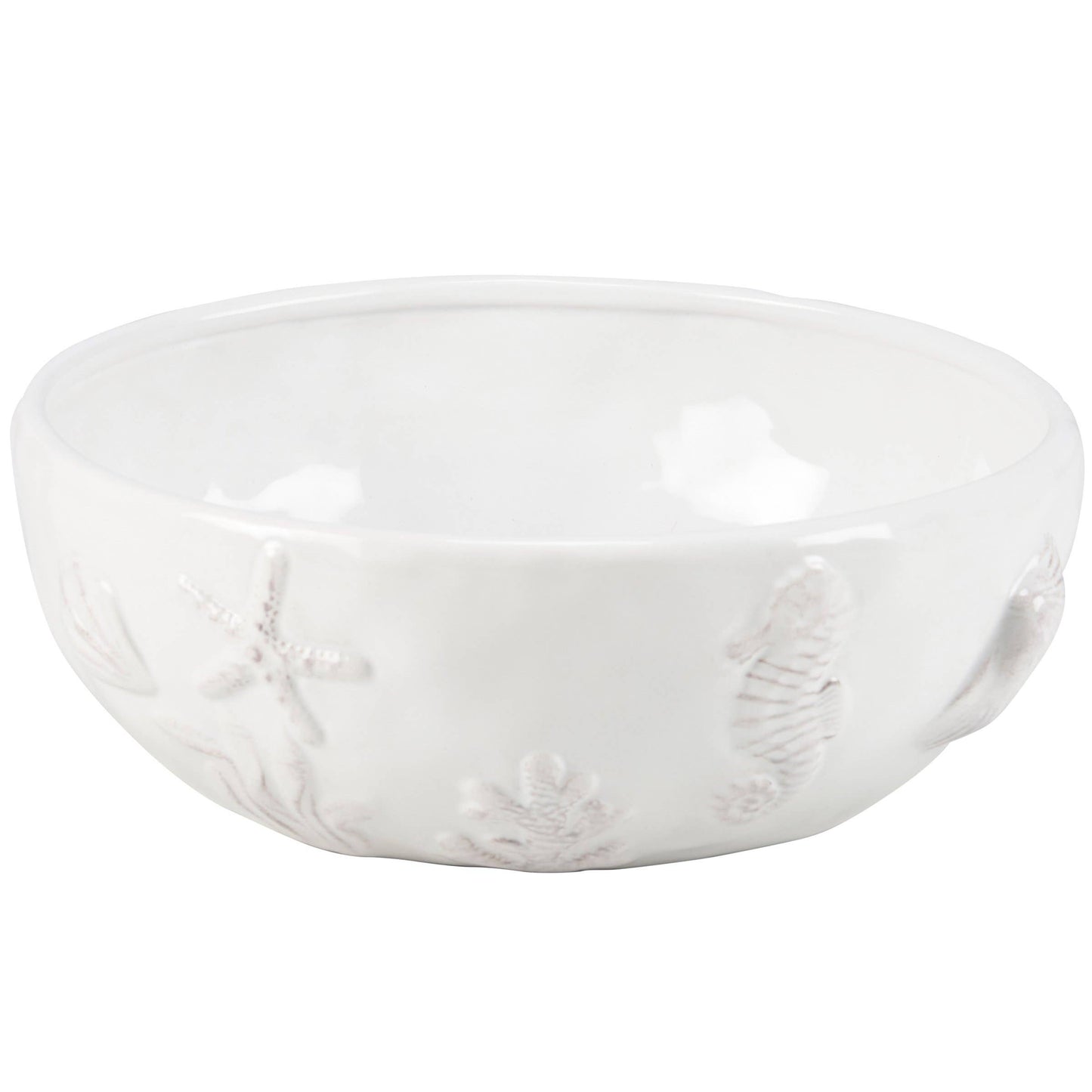 Embossed Beach Serving Bowl