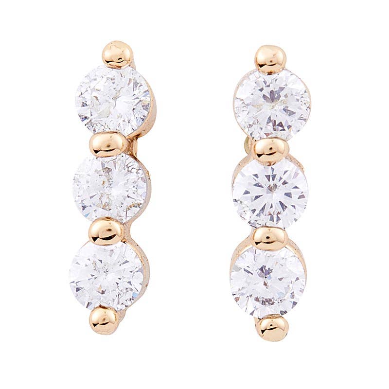 Holiday Stud Earrings & Trinket Tray Sets - Joy to the World