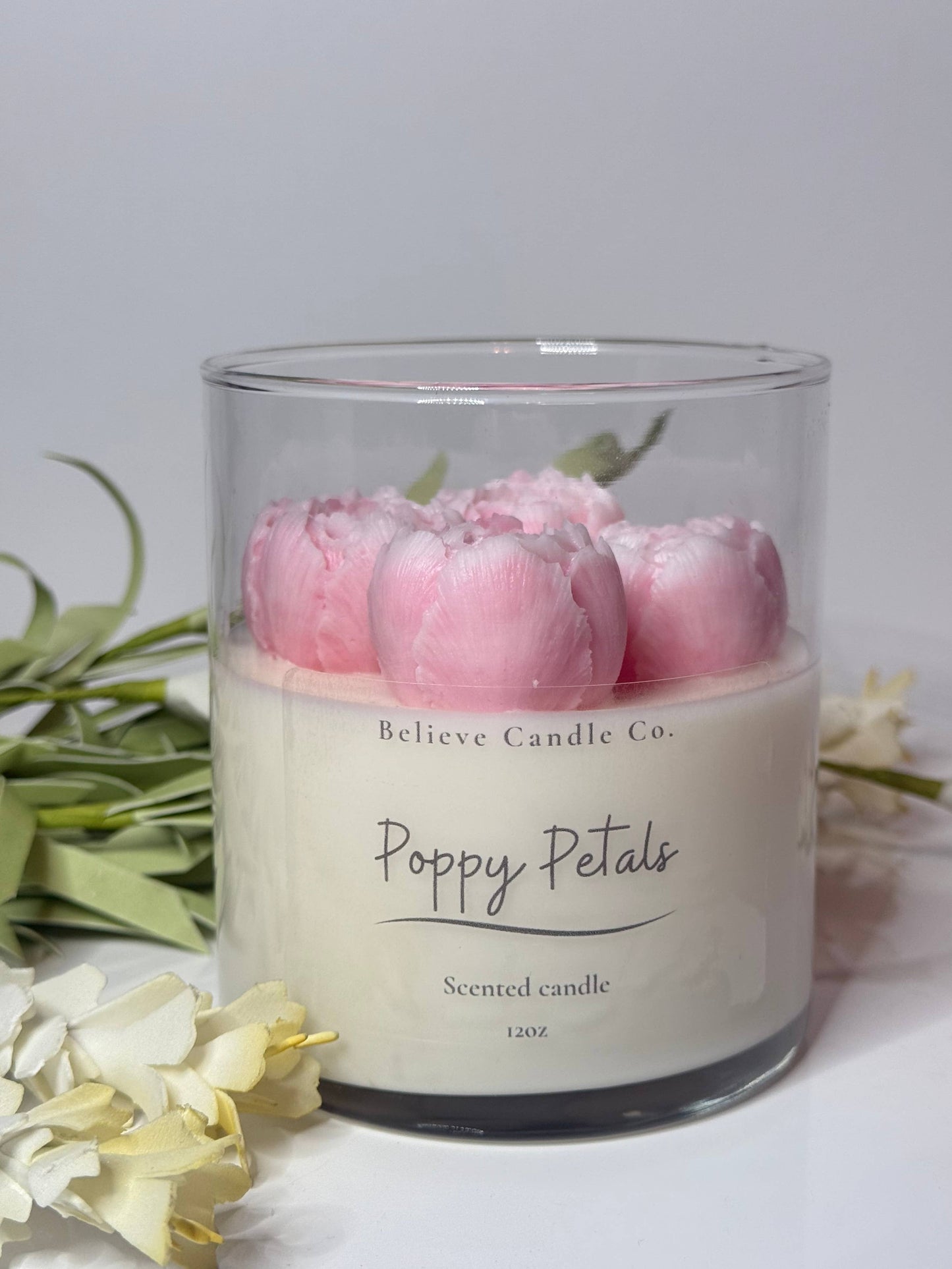 Poppy Petals Candle Jar