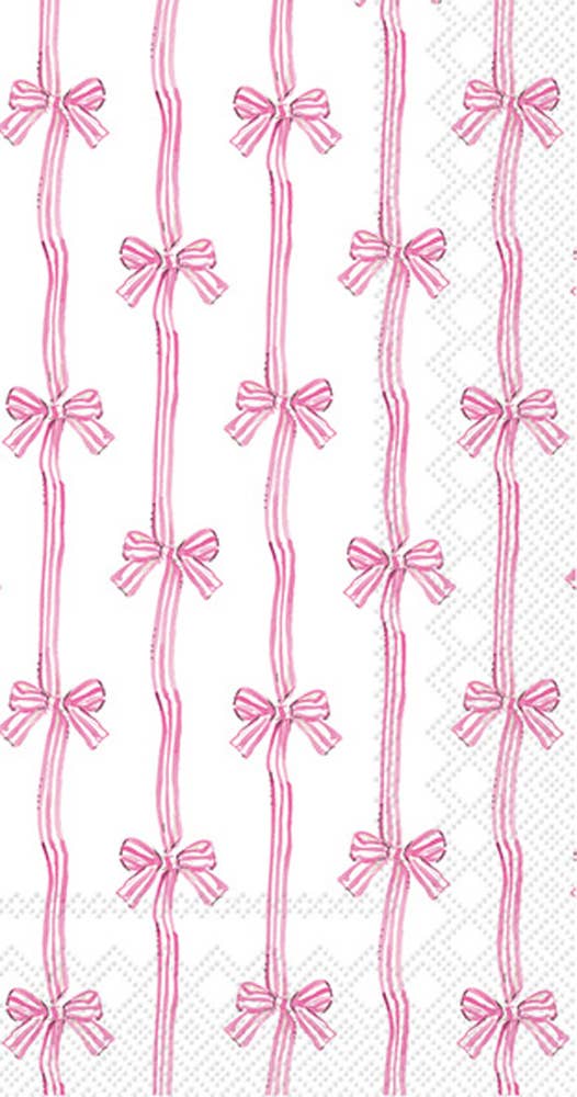 Paper Guest Towel Pack of 16 Baby Toile Pink