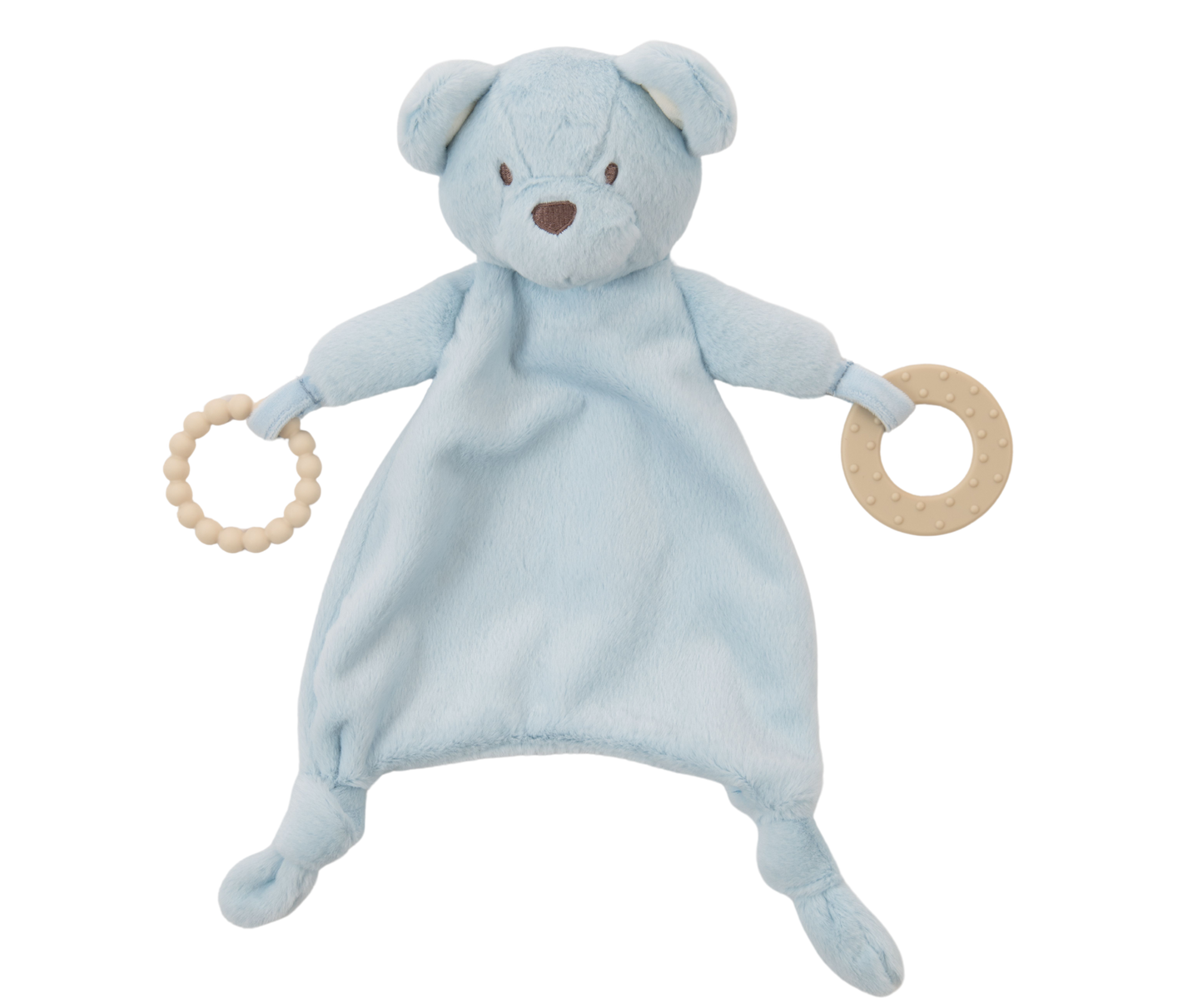 Barrett the Blue Bear Teether Blankie