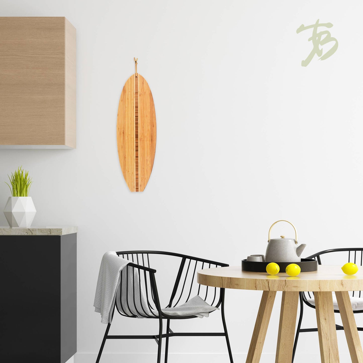 Surfboard Shaped Cutting Board & Charcuterie Serving Board