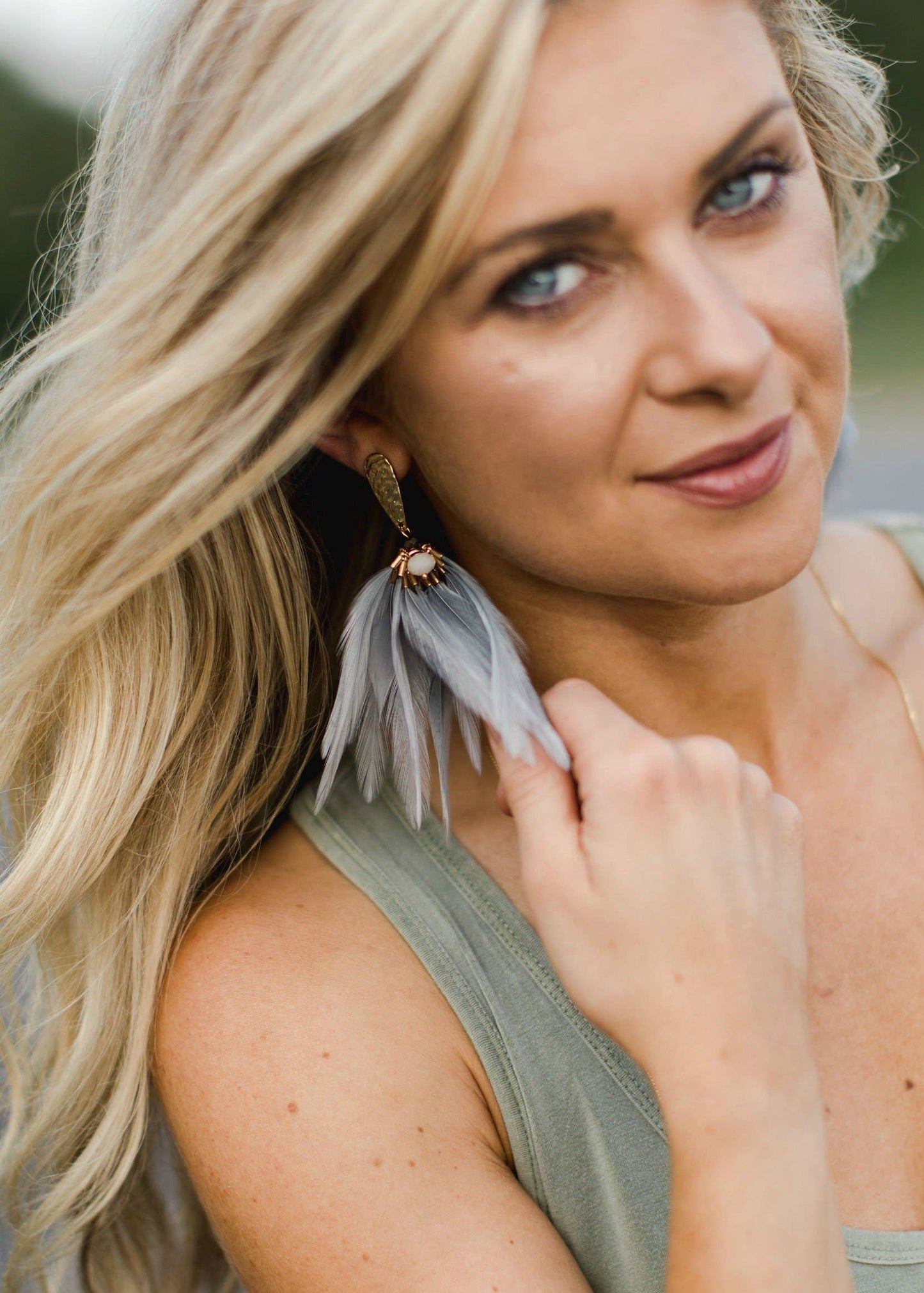 Amelia Handmade Dangle Tassel Earrings