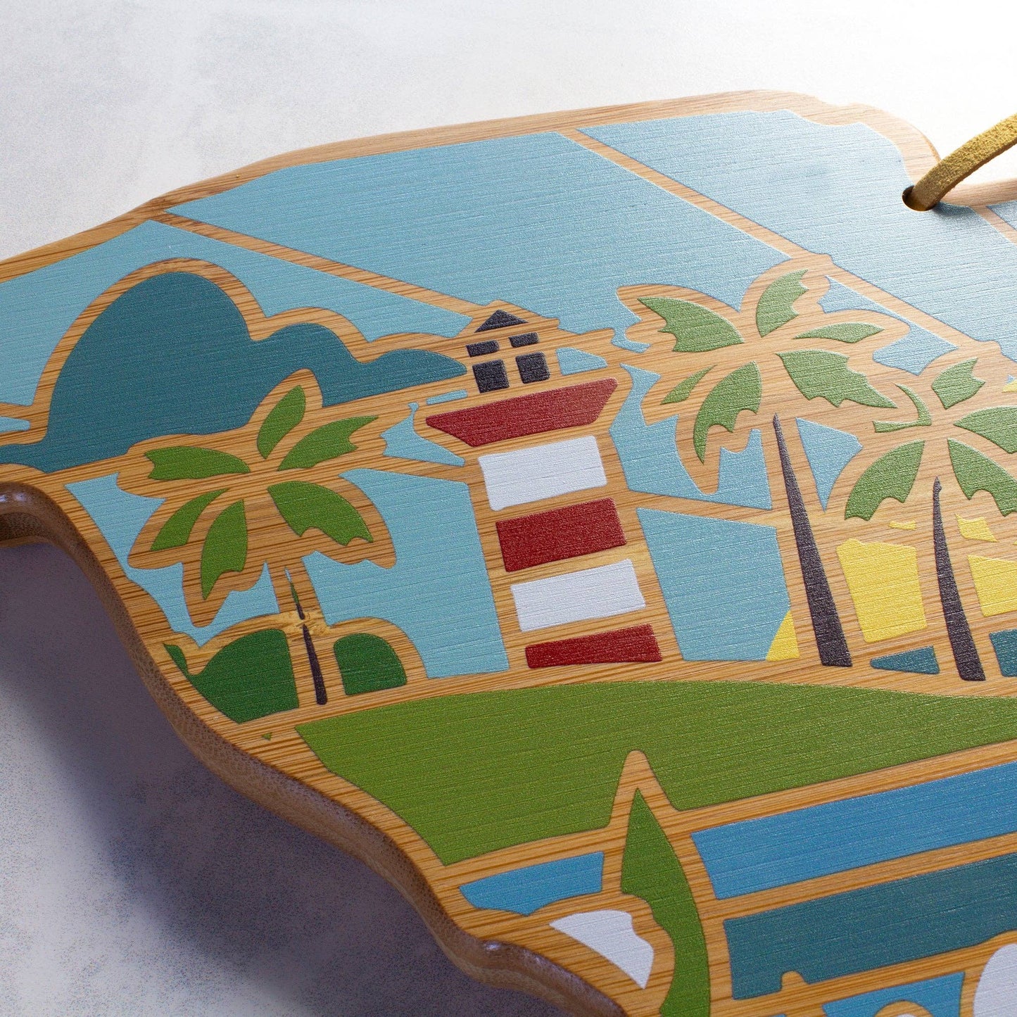 South Carolina Cutting Board with Artwork by Summer Stokes